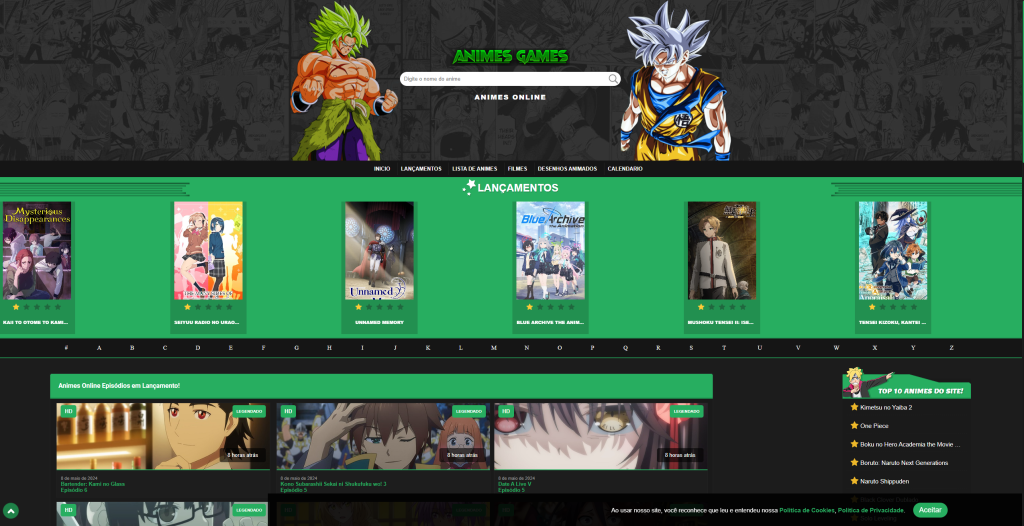 animes online